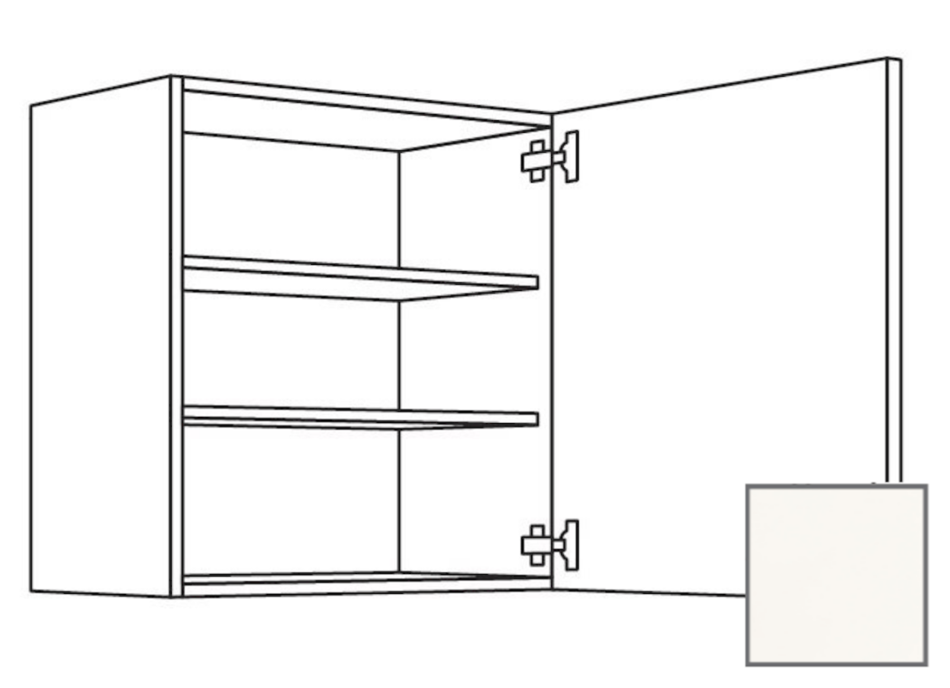 Kuchynská skrinka horní Naturel Erika24 s dvierkami